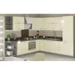 Alsó mosogató szekrény, magas fényű bézs, PRADO 80 ZL 2F BB