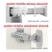 Alsószekrény, fehér magas fényű HG, LINE D803