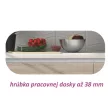 Alsószekrény három fiókkal, tölgy sonoma, LINE D60S3