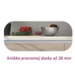 Kétajtós alsó mosogatószekrény, tölgy sonoma, LINE