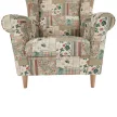 Füles fotel, szövet patchwork viorica 1, CHARLOT