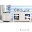 szövet szennyestartó kosár, szürke-bézs, LAUNDRY TYP 3