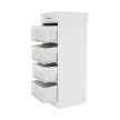 4-fiókos komód, fehér, BLANCO