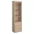 Könyvespolc, DTD laminált, tölgy sonoma, NORTY TYP 6