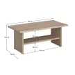 Dohányzóasztal, DTD laminált, tölgy sonoma, NORTY