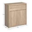 Komód, DTD laminált, tölgy sonoma, NORTY
