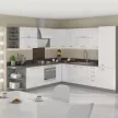 Alsószekrény, fehér magasfényű, PRADO 60 DG BB