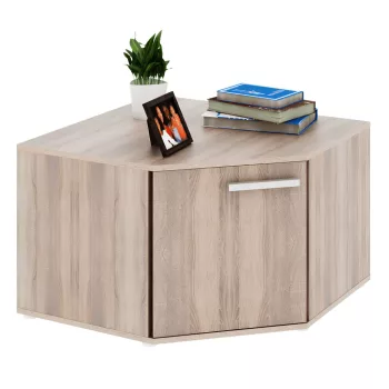 Szekrény, DTD laminált, tölgy sonoma, DUNAJ TYP14