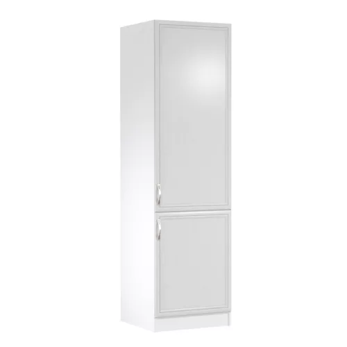 Hűtő beépítő konyhaszekrény D60ZL, jobbos, fehér/sosna Andersen, SICILIA