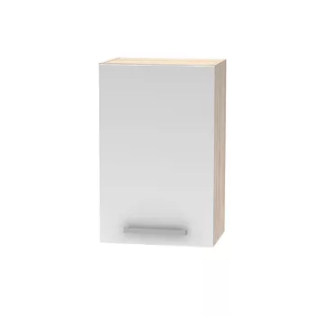   Felsőszekrény 45 1DV, tölgy sonoma/fehér, NOVA PLUS NOPL-024-OH