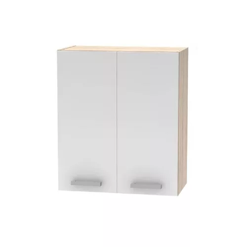 Felsőszekrény 2DV, tölgy sonoma/fehér, NOVA PLUS NOPL-007-OH