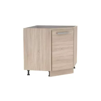   Alsó sarokszekrény, tölgy sonoma, univerzális, NOVA PLUS NOPL-065-RS