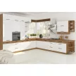 Felső szekrény, lancelot tölgy / fehér extra magas fényű HG, VEGA 60 NAGU-36 1F