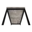 Kisasztal, fekete/beton, TENDER
