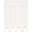 Ágy pótággyal, tűnyalábos fenyőfa, fehér, 90x200, GLAMIS