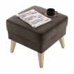 Puff, taupe-szürke-barna/bükk, RODEZA