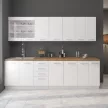 Felső sarokszekrény, fehér, SPLIT 58x58 GN-72 1F