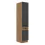 Magas szekrény, szürke matt/tölgy lancelot, VEGA 40 DK-210 2F