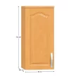 Konyhaszekrény, felső, éger, balos, LORA MDF NEW KLASIK W30/735