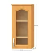 Konyha szekrény, felső, éger, jobbos kivitel, LORA MDF NEW KLASIK W40S
