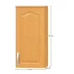 Konyhaszekrény, felső, égerfa LORA MDF NEW KLASIK W40/735