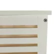 Szennyestartó kosár, lakkozott, banbusz/féher/bézs, BASKET