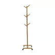 Kerekes akasztó, bambus, 60 cm széles, VIKIR TYP 1