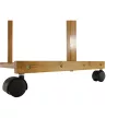 Kerekes akasztó, bambus, 60 cm széles, VIKIR TYP 1