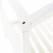 Ágy 2 konténerrál, fehér, ELISIA