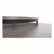 Két dohányzóasztal készlet, beton/fekete, IKLIN