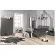 Éjeliszekrény, szürke, PARIS 70302
