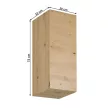 Felső szekrény, artisan tölgy, univerzális, LANGEN G30