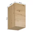 Felső szekrény, artisan tölgy, univerzális, LANGEN G40G