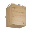 Felső szekrény, artisan tölgy, univerzális, LANGEN G60G