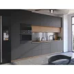 Felső szekrény, artisan tölgy/szürke matt,  LANGEN G80K