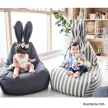 Babzsák, fehér/szürke, LAPIN