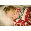 Kétoldalas bárány takaró, téli motívum, 150x200, RENIFE