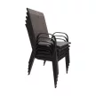 Rakásolható szék, barna melír/barna, ALDERA