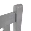 Fából készült kerti pad, szürke, 150 cm, FABLA