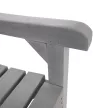 Fából készült kerti pad, szürke, 150 cm, FABLA