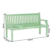 Fából készült kerti pad, neo mint, 150 cm, KOLNA
