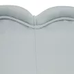 Pad Art-deco stílusban, szürke-kék Velvet anyag/gold chróm-arany, NOBLIN