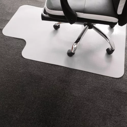 Védőalátét a szék alá, tejes, 90x120 cm, 1,8 mm, ELLIE NEW TYP 9