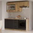 Alsó nyitott szekrény, artisan tölgy, MONRO 30 D ZAK BB