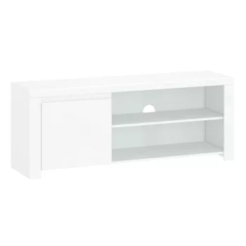 TV asztal 1D/160, fehér fényes, LINDY