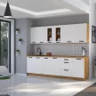 Alsó polcos szekrény, artisan tölgy, LULA 30 D OTW BB