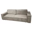 Kihúzható heverő, szürkésbézs Taupe, HARPERA BIG SOFA