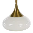 Kisasztal, fehér Ivory/arany, FEJ
