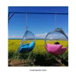 Függő fotel, átlátszó/arany/fehér, BUBBLE NEW TYP 1