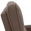 Relax forgószék fotel, szürkésbarna taupe, MEKENZI